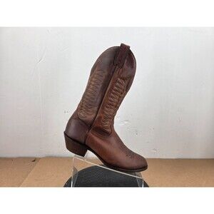 Boulet 1828 Amber Gold Leather Cowboy Boots Men’s 10 E – Vintage